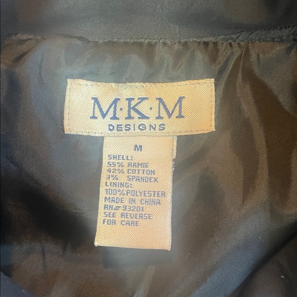 MK&M Black Cropped Trench Coat Belted Short Jacket Size Small – Trending Style - Picture 2 of 6